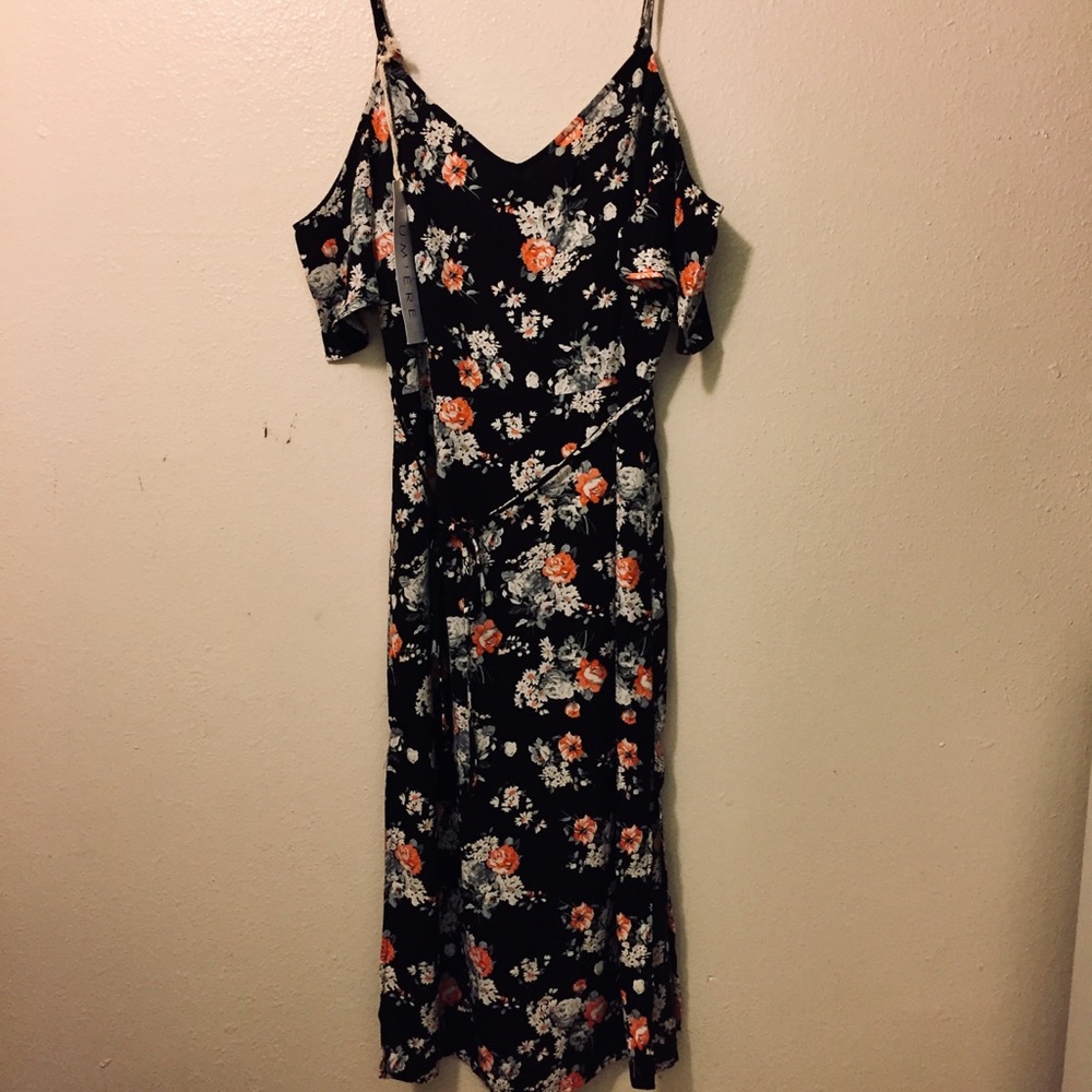 Lumière Floral Cold Shoulder Dress